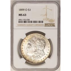 1899-O $1 Morgan Silver Dollar Coin NGC MS63
