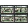 Image 1 : Cut Sheet of 1872 $20 & $50 State of South Carolina Obsolete Notes PMG Gem Unc. 65EPQ