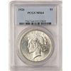Image 1 : 1926 $1 Peace Silver Dollar Coin PCGS MS64