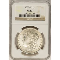 1883-O $1 Morgan Silver Dollar Coin NGC MS62