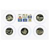 Image 1 : Set of 2005-S (5) Coin Proof State Quarter Coins PCGS PR69DCAM