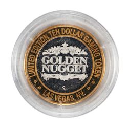 .999 Silver Golden Nugget Las Vegas $10 Limited Edition Casino Gaming Token