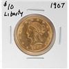 Image 1 : 1907 $10 Liberty Head Eagle Gold Coin