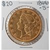 Image 1 : 1866-S $20 Liberty Head Double Eagle Gold Coin
