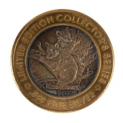 .999 Fine Silver Grand Casino $10 Limited Edition Collector's Series Gaming Token