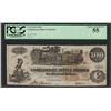 Image 1 : 1862 $100 Confederate States of America Note T-39 PCGS About New 55