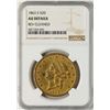 Image 1 : 1863-S $20 Liberty Head Gold Coin NGC AU Details