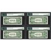 Image 2 : Lot of (4) Consecutive 1935D $1 Silver Certificate Notes PMG Gem Uncirculated 66EPQ