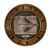Image 2 : .999 Silver McCarran International Airport $10 Casino Limited Edition Gaming Token