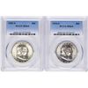 Image 1 : Lot of 1953-S & 1954-S Franklin Half Dollar Coins PCGS MS64