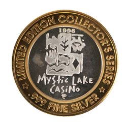 .999 Fine Silver Mystic Lake Casino $10 Limited Edition Gaming Token