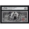 Image 1 : 1896 $2 Educational Silver Certificate Fr.247 PMG Choice Extremely Fine 45EPQ
