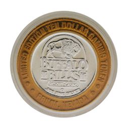 .999 Silver Buffalo Bills Resort & Casino Primm, NV $10 Limited Edition Gaming Token