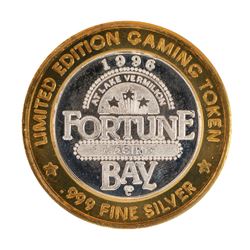 .999 Silver Fortune Bay Resort $10 Casino Limited Edition Gaming Token