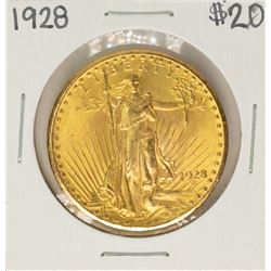 1928 $20 St. Gaudens Double Eagle Gold Coin