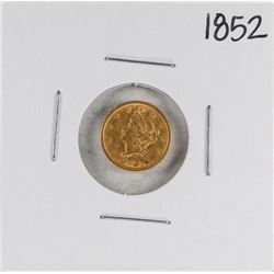 1852 $1 Liberty Head Gold Dollar Coin
