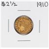 Image 1 : 1910 $2 1/2 Indian Head Quarter Eagle Gold Coin