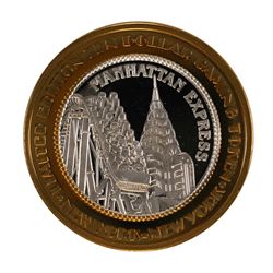 .999 Silver New York New York Casino Las Vegas $10 Limited Edition Gaming Token