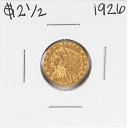 1926 $2 1/2 Indian Head Quarter Eagle Gold Coin