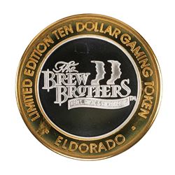 .999 Silver Eldorado Hotel and Casino $10 Casino Limited Edition Gaming Token