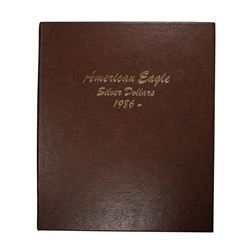 Set of 1986-2019 $1 American Silver Eagle Coins in Dansco Book