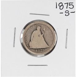 1875-S Seated Liberty Twenty Cent Piece Coin