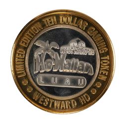 .999 Silver Westward Ho Casino Las Vegas $10 Casino Limited Edition Gaming Token