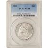 Image 1 : 1861 Seated Liberty Half Dollar Coin PCGS AU58