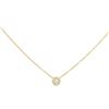 Image 1 : 0.14 ctw Diamond Necklace - 14KT Yellow Gold