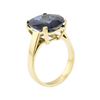 Image 4 : 10.81 ctw Sapphire Ring - 14KT Yellow Gold