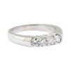 Image 1 : 0.60 ctw Diamond Ring - 14KT White Gold