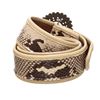 Image 3 : Dolce & Gabbana Snake Print Jewel Buckle Belt