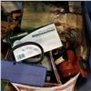 Image 2 : BOX LOT OF ESTATE SHOP SUPPLIES