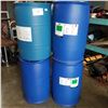 Image 1 : 4 45 GALLON PLASTIC DRUMS