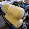 Image 1 : YELLOW DUAL TANK AIR COMPRESSOR