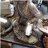 Image 2 : CONCRETE NATIVE FIGURE STATUE