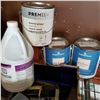 Image 2 : LOT OF PAINTING SUPPLIES, ROLLERS, AND BROOM HEADS