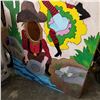 Image 2 : 8FT x 4FT STAND ALONE WESTERN PHOTO OP BOARD