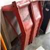 Image 2 : PAIR OF RED STEEL CAR RAMPS