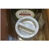 Image 2 : BOX OF JARS AND LIQUOR JUG