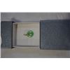 Image 1 : JADE AND GOLD MEDALLION W/ CHINESE MARKINGS