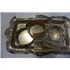 Image 2 : SILVER PLATED TRAY W/ BANGLES