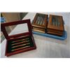 Image 2 : LOT OF 3  4PC PEN SETS IN CASES, FOUNTAIN PEN SET AND MECHANICAL PENCIL SET