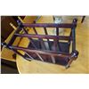 Image 2 : MAHOGANY MAGAZINE RACK