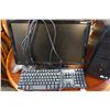 Image 2 : DESKTOP COMPUTER COMPLETE SET WORKING W/ KEYBOARD, MOUSE, MONITOR, AND TOWER