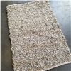 Image 2 : NEW 3X2 WHITE LEATHER AREA CARPET HANDMADE FROM INDIA
