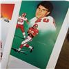 Image 2 : 2 SIGNED DOUG FLUTIE UNFRAMED PRINTS AND 2 ED BELFOUR PRINTS