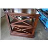 Image 2 : MAHOGANY 3 TIER ENDTABLE