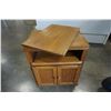 Image 2 : OAK SWIVEL TOP TV STAND