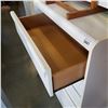 Image 2 : 5 DRAWER WHITE HIGHBOY DRESSER